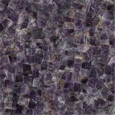 Specialty long, narrow rectangular tiles. Bathroom Tile Amethyst Artistic Tile Wall Floor Semiprecious Stone