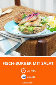 Fisch Burger Mit Salat Rezept Rezepte Hauptgericht Salat