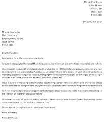 Marketing Assistant Cover Letter Example Icover Org Uk
