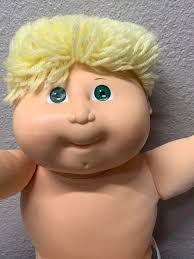 Vintage Cabbage Patch Kids Doll Coleco Industries Xavier Robert Blonde Yarn  hair