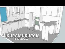 Dapur putih tanpa kabinet 14. Ukuran Ukuran Kabinet Dapur Youtube