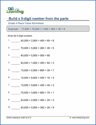 5th Grade Math Worksheets K5 Learning In 2020 Place Value Worksheets Math Addition Worksheets Math Worksheets