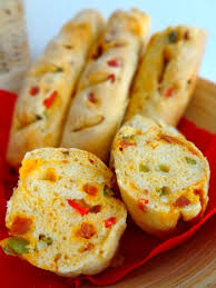 Baguettes Aperitives Au Chorizo Et Aux Poivrons Rock The Bretzel Aperodinatoirerapidefacile Baguettes Aperitives Au Chorizo Et Au Food Snacks Homemade Bread