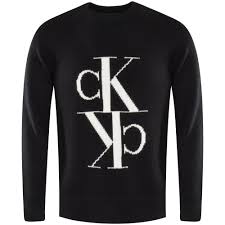 Calvin klein jeans knit sweater. Calvin Klein Jeans Mirror Logo Knitted Sweater Men From Brother2brother Uk