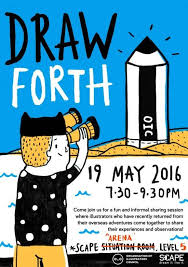 Illustrated Poster Promoting An Event Graphic Design Jobs Graphic Design Resources Wordpress Website Design