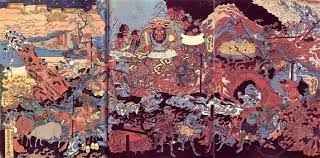 歌川国芳 地獄絵 アートポスター 日本のポスター 歌川国芳