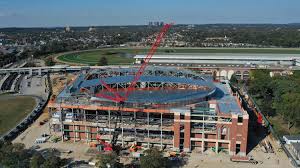 The arena at belmont park in elmont, n.y., has been under construction since last september. Islanders Close To Selling Out Inaugural Season At Ubs Arena