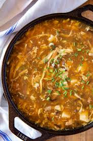 Brothy, flavorful with a little heat, this vegan soup is rich and tangy, perfect for detoxing after all the holiday indulgences. Hot And Sour Soup Dinner Then Dessert