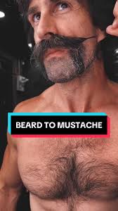 Beard to mustache transformation
