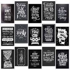 Join prime to save $50.40 on this item. 15 Set Motivational Posters For Classroom Decorations Chalkboard Home Room Office In Motivational Posters For Office Motivational Posters Wall Decor Quotes