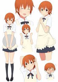 The many faces of Inami Mahiru [Working!!] : r/shorthairedwaifus