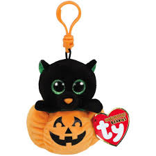 Black And White Beanie Boo Cat Pin De Feather Dreams Athena Em Halloween Olhos Grandes