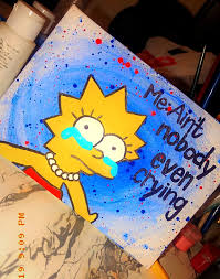 Bleeding gums murphy's death + lisa's and murphy's final duo. Ain T Nobody Even Crying Ig Prettyvaine Simpsons Meme Painting Lisa Simpson