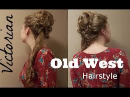 2 beautiful hairstyles for medium hair : The Prestige Inspired Hairstyle Victorian Old West Updo Long Hair Hair Styles Victorian Hairstyles Long Hair Styles