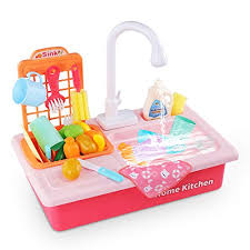 Maybe you would like to learn more about one of these? Real Faucet And Play Dishes Kitchen Toys For Kids Toddlers Boys Girls Play Sink Play House Pretend Toy Kitchen Sink Playing Toy With Running Water Askyorte Kitchen Sink Toy Set Blue Pretend