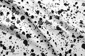 Check spelling or type a new query. Splatter Paint Fabric Splat In Ink By Danika Herrick Etsy In 2021 Fabric Painting Black And White Abstract Fabric