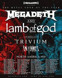 Pin By Diablo E On Montreal Punk Metal Concert Poster Megadeth Tours North American