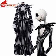 Check spelling or type a new query. Costumebuy The Nightmare Before Christmas Cosplay Jack Skellington Costume Black Stripe Suit Jacket Party Halloween Dress Unisex Movie Tv Costumes Aliexpress