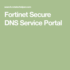 Fortinet Secure Dns Service Portal Nature Room Dns Security