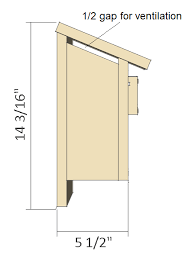 Free Printable Bird House Plans Pdf Bluebird House Plans Free Pdf Download Construct101 Bluebird House Plans Bird House Plans Bluebird House