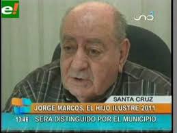 Jorge Marcos Salvador será “hijo ilustre” de Santa Cruz