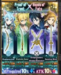 Proof Of Trust X Bonds Of Fate Weapon Scout Sword Art Sword Art Online Art