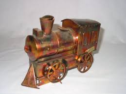 Large Animated Metal Music Box Train By Bargainseekersintl On Etsy 24 99 Music Box Metal Music Vintage Metal