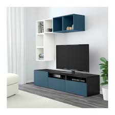 Black And White Tv Stand Ikea Besta Eket Tv Storage Combination White Black Brown High Gloss White Width 70 Height 67 Learn More Ikea Eket Home Ikea Living Room
