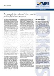 The strategic dimensions of cyber-security