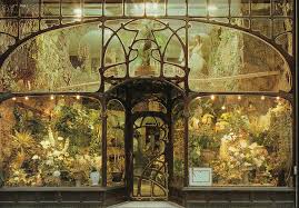 Art nouveau tried to apply aesthetic designs to everyday objects. Merristueller Art Nouveau Flower Shop Brussels Solarpunk Aesthetic