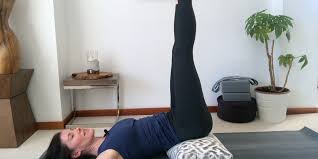 Use bolster and block at head. 5 Restorative Poses With Rachel Scott Halfmoon Usa