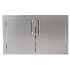 Door 36 inch 6 panel type 1a. Alfresco 36 Inch Double Access Doors Axe 36 Bbqguys