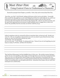 Who Is Peter Pan Worksheet Education Com Peter Pan Education Com First Year Teaching
