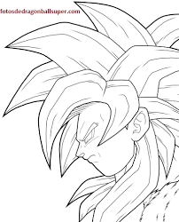 Faciles Dibujos Para Imprimir Y Colorear De Goku En Fase 4 Paperblog Goku A Lapiz Goku Dibujo A Lapiz Dibujo De Goku