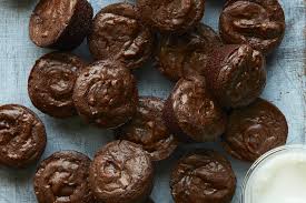Crinkle Top Brownie Bites