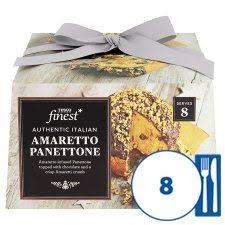 Tesco Finest Amaretti And Amaretto Panettone 750g Panettone Amaretto Amaretti Biscuits