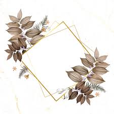 Black And White Elegant White Flower Background Vector Download Premium Vector Of Rhombus Foliage Frame On White Marble White Marble Background Marble Background Flower Illustration