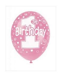 Ballonnen Verjaardag Meisje 1 Jaar Feestartikelen 1 Jaar Feestwinkel Altijd Feest