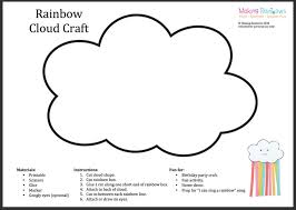 Sensory bins are great to set up with toddlers and preschoolers as they are something that you can make once and then bring out time and time again and this space themed. Rainbow Cloud Craft Making Rainbows