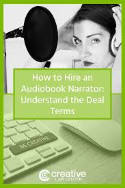 Audiobooks Build Revenue Hiring An Audiobook Narrator Means Signing A Contract To Secure Your Rights All Contracts Have In 2020 Audio Books Ebook Marketing Narrator