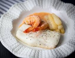 Cabillaud Roti Aux Crevettes Et Salsifis Recettes De Cuisine Salsifis Cuisine Poisson