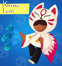 Our brawl stars skin list features all of the currently available character's skins and their cost in the game. Skin Idea Kitsune Leon Brawlstars