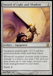 Sword Of Light And Shadow Light And Shadow Magic The Gathering Cards Mtg