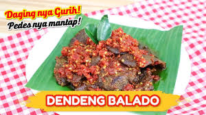 Selain dibuat dalam bentuk kering yang manis, dendeng. Cara Mudah Membuat Dendeng Balado Ala Dapur Adis Youtube