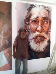 Aurelio Rodriguez Lopez Painting Old Chinese Pottery (2017) Pastel