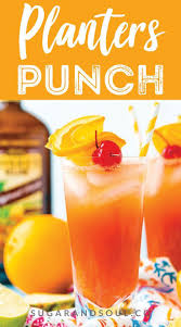 Planter S Punch Is A Fruity Cocktail That S Spiked With Rum Made With Orange And Pineapple Rum Drinks Recipes Fruity Mixed Drinks Drinks With Pineapple Juice