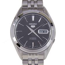 Seiko 5 Automatic Snkl23j1 Snkl23 Dress Black Dial Day Stainless Steel Case Mens Watch Watches For Men Seiko Seiko 5 Automatic