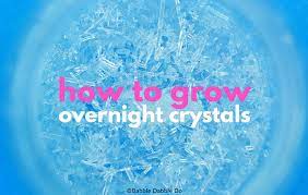 Growing crystals suspended in solution 8. How To Grow Salt Crystals Overnight Babble Dabble Do