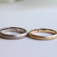 内側に刻印を 繊細な槌目模様が印象的なマリッジリング marriage wedding ring bridal k18 マリッジリング 結婚指輪 オーダーメイド ウエディング ith イズマリッジ マリッジリング 結婚指輪 オーダーメイド 結婚指輪