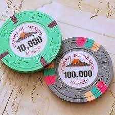 Casino De Mexico 2 Chip Lot Fantazy Chips Gray Green Free Shipping In 2020 Casino Token Gaming Chip Casino Chips